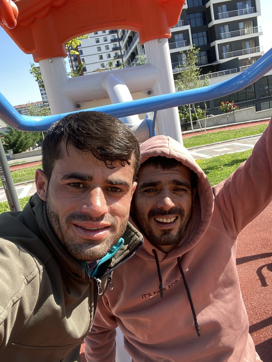 Gerçek dost kalbi temiz abim le spor zamanı #ahmet #taş