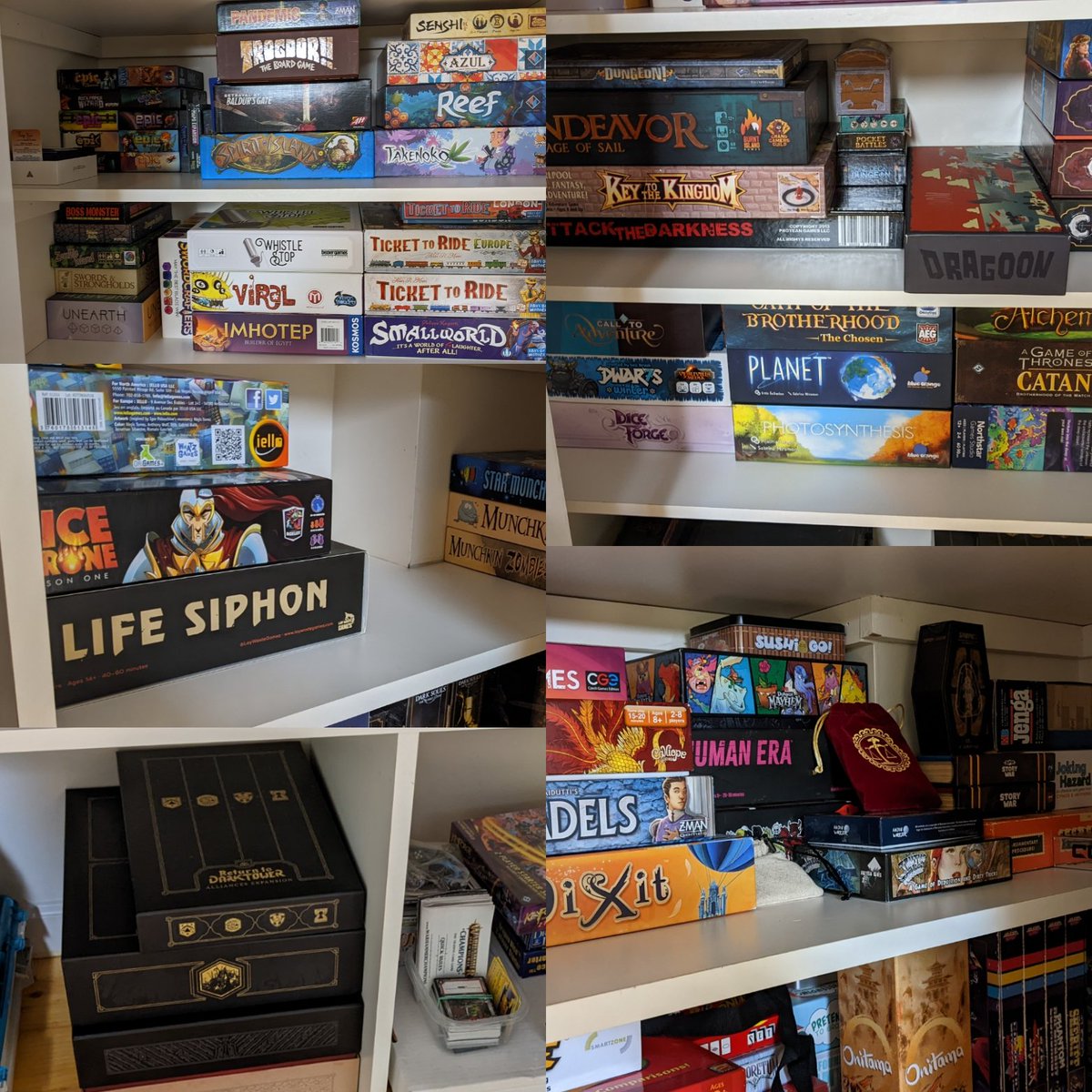 Ready_To_Role's tweet image. Recently reorganized the board game closet! See any of your favorites? Notice any must-haves that are missing? Let us know!

#boardgame #boardgames