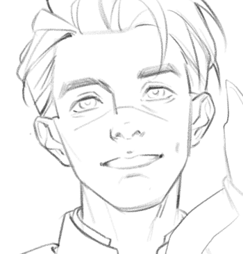 Male Face Drawing Reference