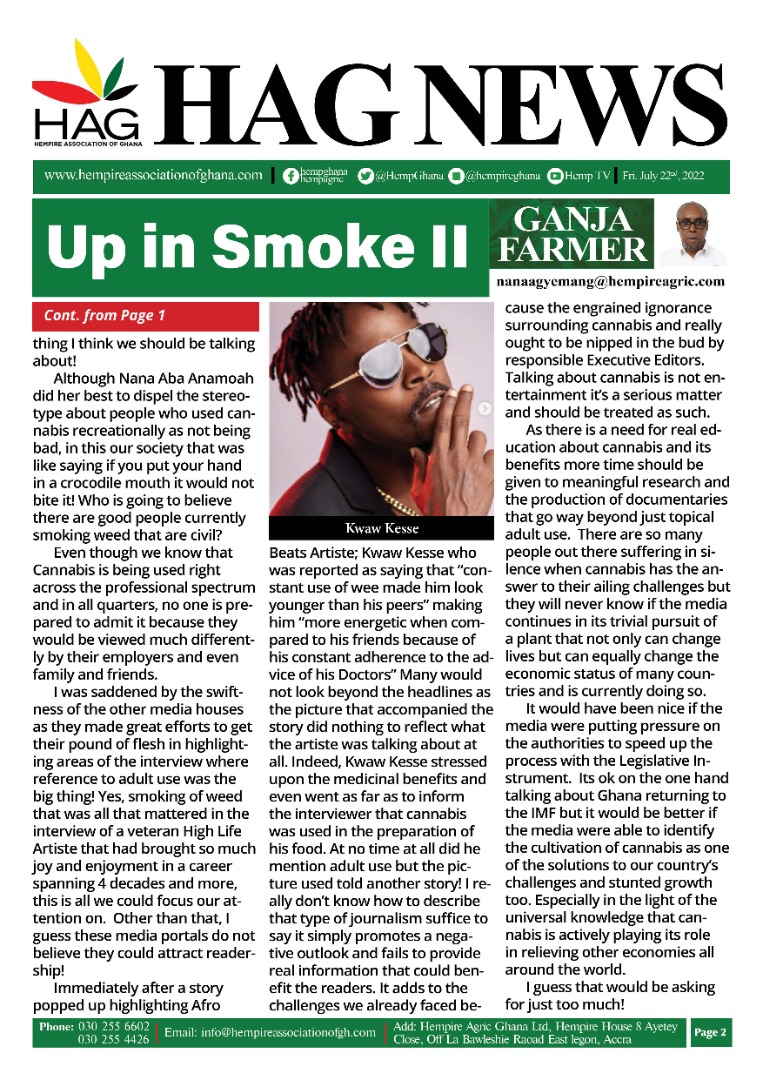 'UP IN SMOKE II' from the Ganja Farmer...
Let's take a read📖
#GanjaGold🌿💰 #knowledgeispower  #FreeTheHerb✊🏻🌿
