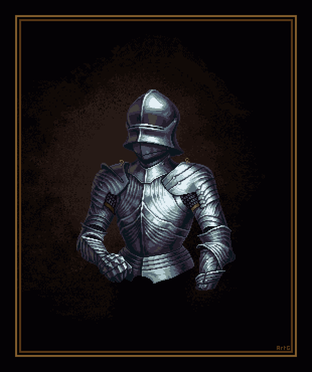 Gothic Knight  #pixelart