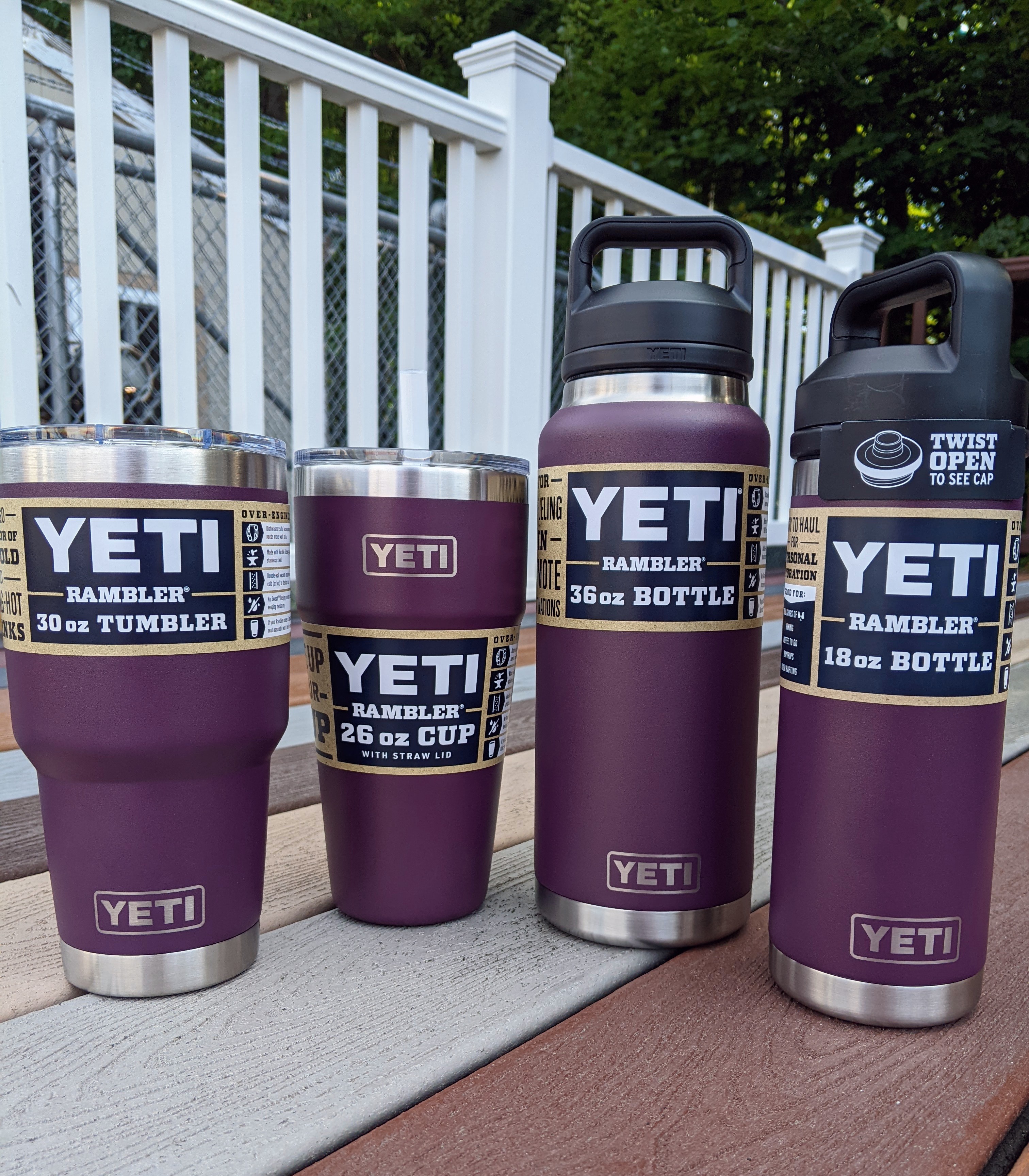 Fernandes Lumber & Home Center on X: Keep hydrated during these hot,  summer days from morning 'til night with one of the new YETI Nordic Purple  Ramblers! Come to Fernandes Lumber and