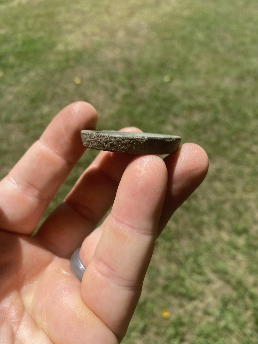 fairfieldfound's tweet photo. coming soon). The weight has cool stamps and weighs more than a silver dollar. The pencil has “Eagle Pencils” on its side and was found in the 1890s burn layer of the tavern. #publicarch #publicarchaeology #localhistory #historicpreservation https://t.co/BWy4M1lWkv
