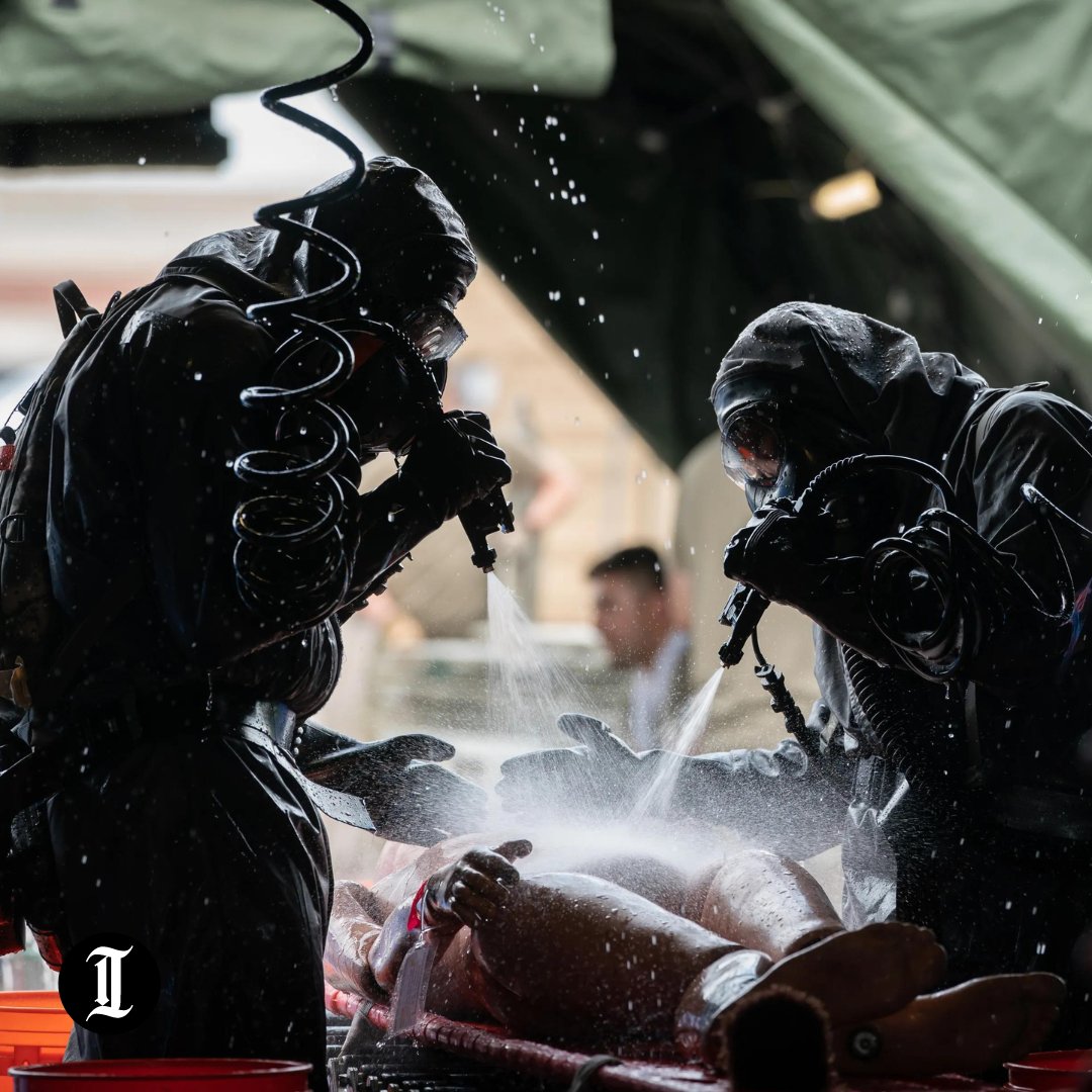 The United States Army National Guard partnered with Philadelphia first responders and five city hospitals to simulate an attack on home soil. 

Full story: trib.al/nvKdHfk