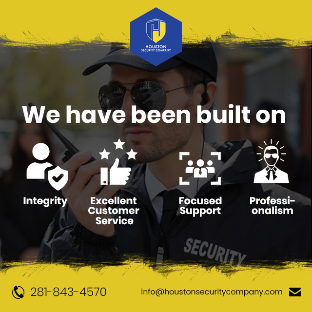 company_houston's tweet image. As the best #securityserviceprovider, we have been built on integrity. Our excellent customer service, focused support, and professionalism are the cornerstone of our business. Our goal is to provide our clients with the highest level of #security and peace of mind.

#houston