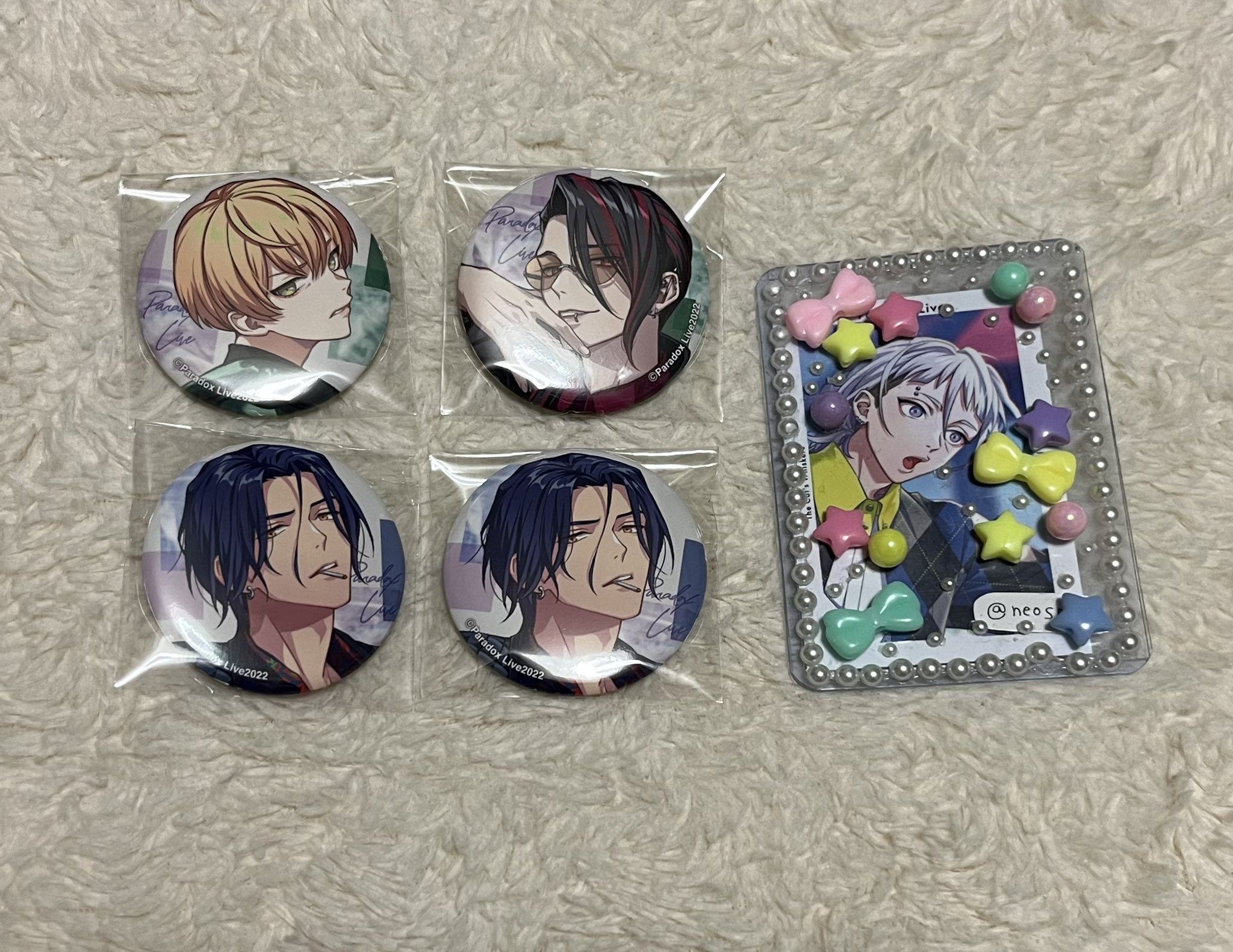 燕東夏 缶バッジver.18 パラライ FATE