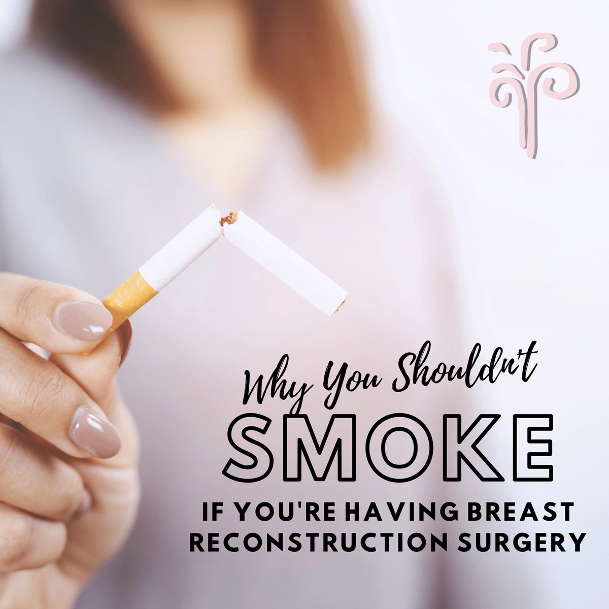 Why do we ask patients to quit #Smoking before #BreastReconstruction surgery?

Learn more at bit.ly/2xwCVgS

#RebuildingLives after #BreastCancer