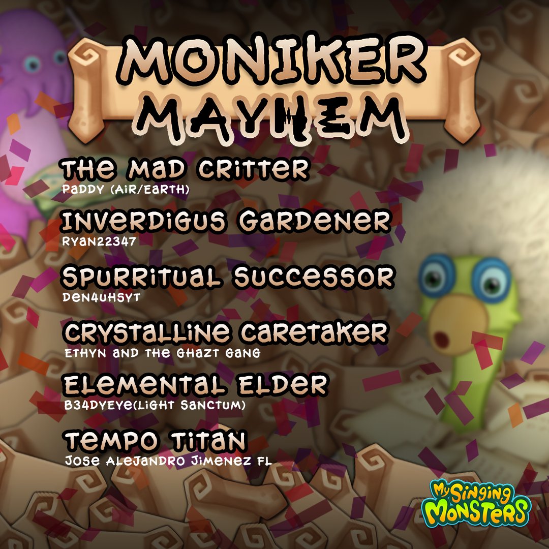 My Singing Monsters on X: In case you missed the stream with  Monster-Handler Matt, he was going about his typical Wednesday maintenance  when he just so happened to stumble across… 🌳🏠 EPIC