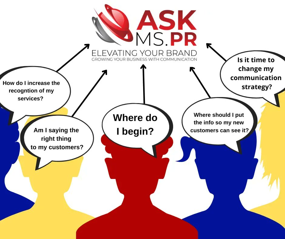 ASK_MS_PR_1's tweet image. Communicating with your customers doesn&apos;t have to be stressful, and we are here to answer any questions or concerns you may have. 

Contact Us today and ASKMSPR!
buff.ly/3vueBtJ

#pr #publicrelations #communication #marketing #businessconsluting