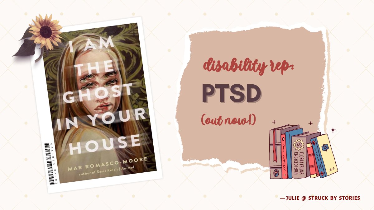 37.) I AM THE GHOST IN YOUR HOUSE by @MarRomasco 💜Disability rep: PTSD 💖Synopsis & more info: yadisabilitydatabase.wixsite.com/home/post/i-am…