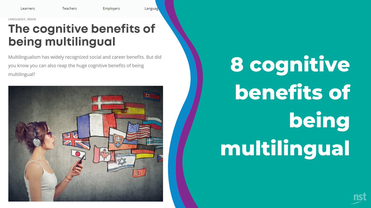 Did you know that learning another language could help lessen mental decline in old age? 😲 Check out this article from Brainscape on the cognitive benefits of being multilingual:  ow.ly/lqqf50K1UCU 
#mfltwitterati #languagelearning