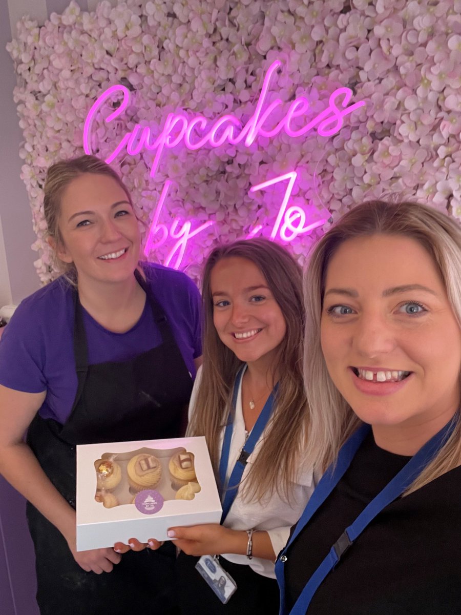 Friday treats for the lettings team 🧁 Iced goodies from Cupcakes by Jo 😋 Any excuse to shop local in The Granite City 🏰