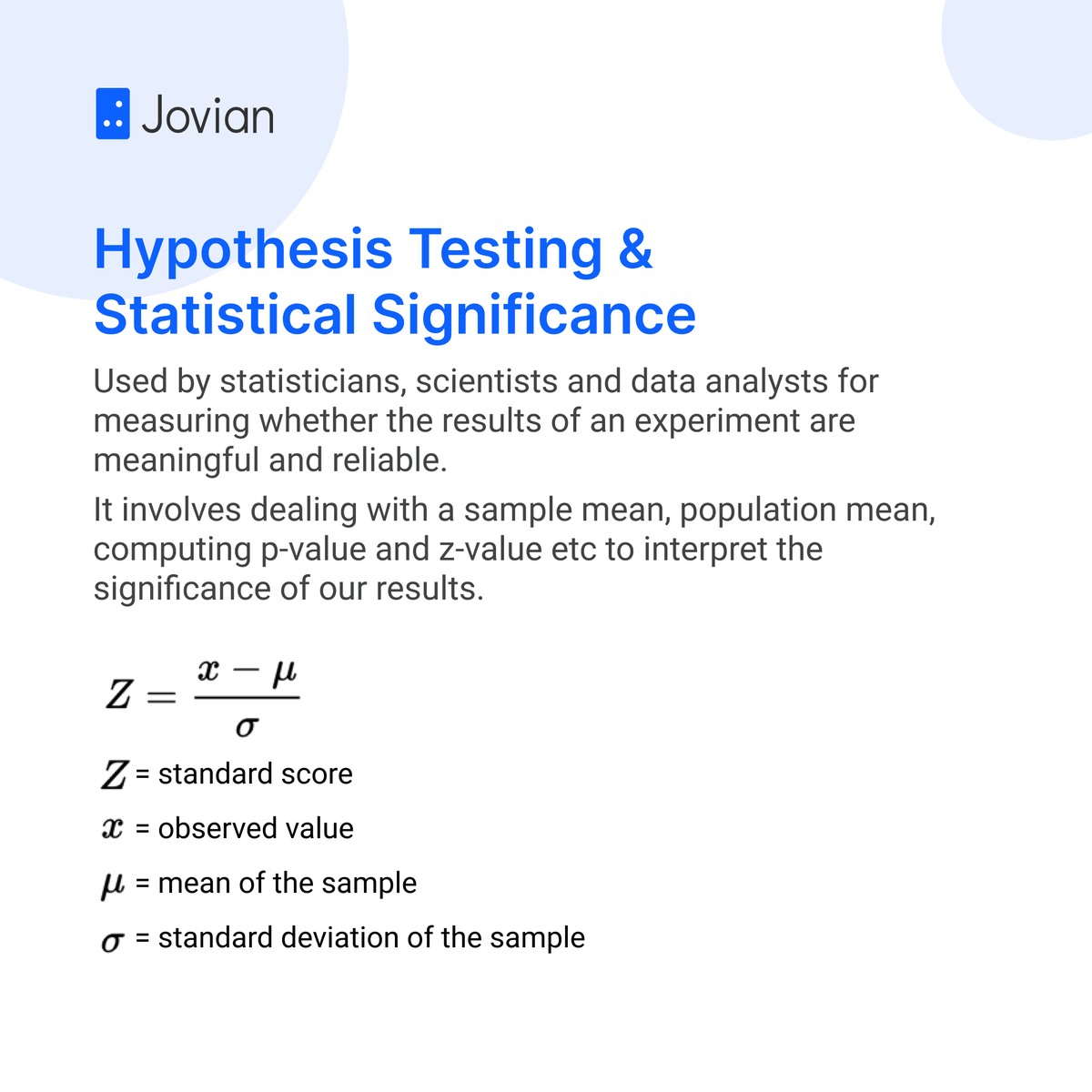 JovianHQ's tweet image. Important Statistical Concepts for a Data Science Practitioner.
#statistics #statisticaldataanalysis #centraltedency #testing #data #datascience #datascientist #dataanalyst #learnwithjovian