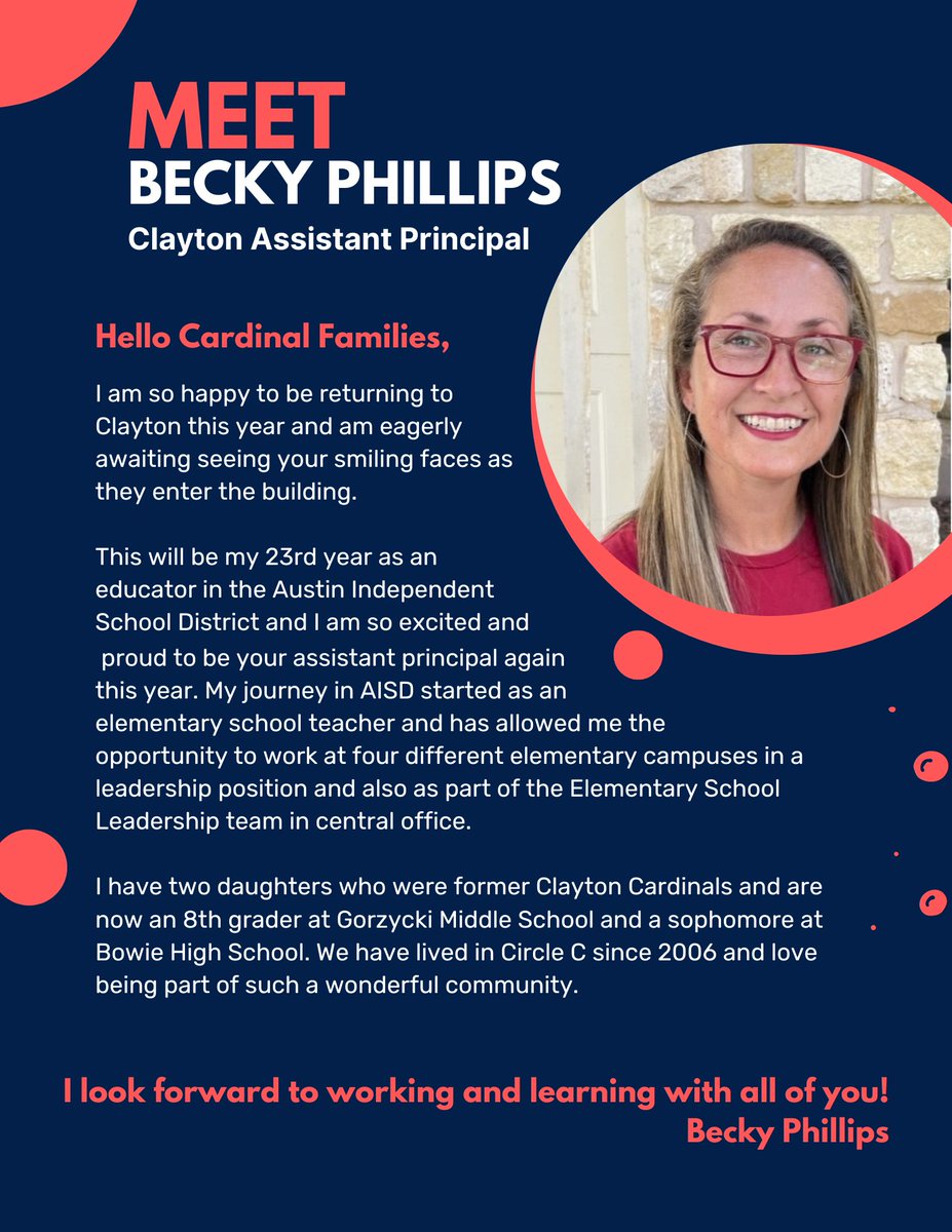 Thank you for your leadership, Ms. Phillips! We appreciate you! ❤️