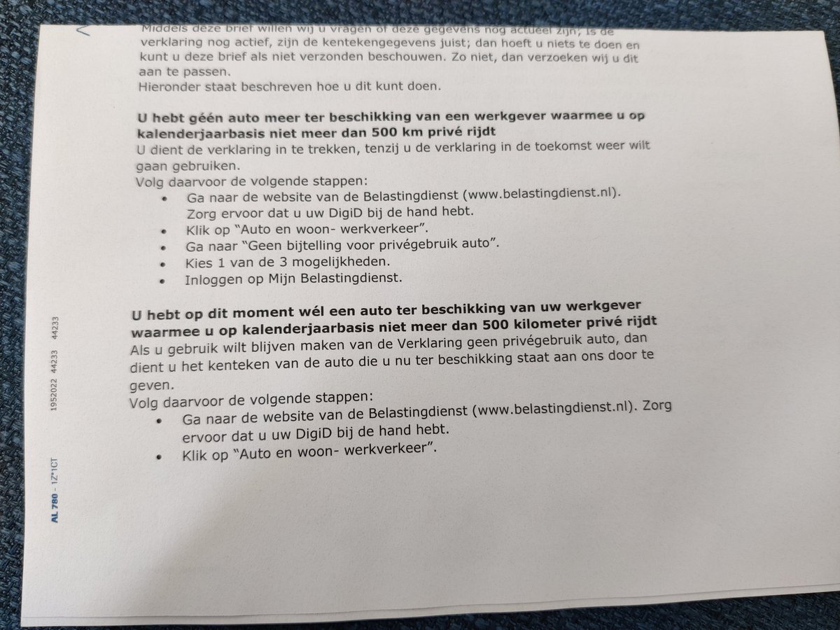 hingstman's tweet photo. 10 jaar geleden heb ik een paar maanden een auto tot mijn beschikking gehad van een toenmalige werkgever. Daar krijg ik NU! een brief over. Ben ik nu gek of is dit normaal bij @Belastingdienst ? #dtv #belasting #wtf https://t.co/DeHKlb8LRD