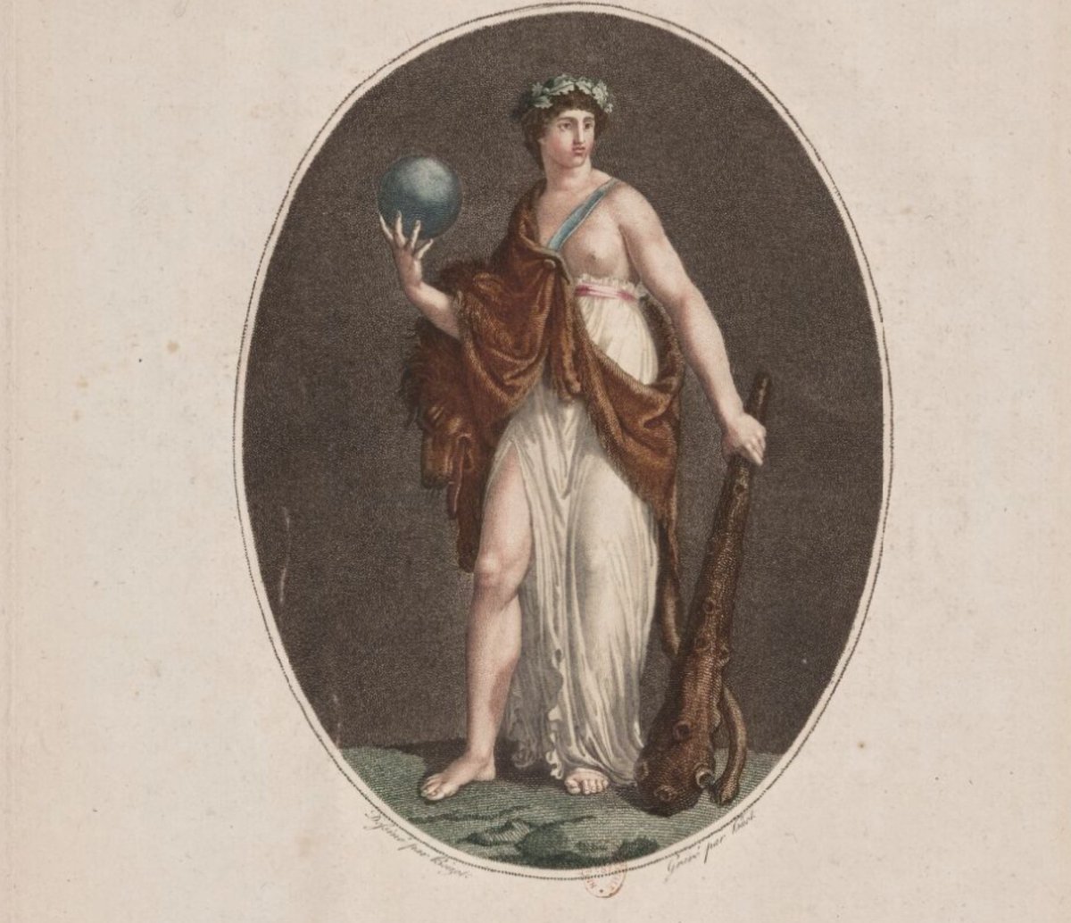 Female figure of Hercules, representing the force and power of the republic (1794)