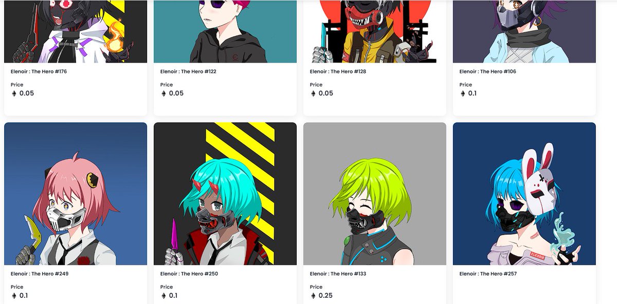 THE HERO REVEALED!
MINT STILL LIVE 
👇👇👇
elenoir.io
or buy 
opensea.io/collection/ele…
#NFTdrop #Reveal #ETH #NFT