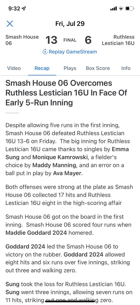 06_smash's tweet photo. What a game! SmashHouse 06’ gets the DUB on game ☝️ in Bracket Play! BOMBS 💣 by @MadisonGoddard3 @Emma11527511 @KaileyMilburn 💪💪💪 Offensive player of the game @gracekaeck Defensive player of the game @AshlynW36646224 https://t.co/LS4FmHVjWt