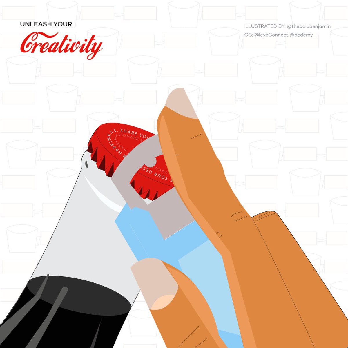 thebbenjamin's tweet photo. Here’s my version for the "unleash the creativity within"
Illustration credit: @leyeConnect @oedemy_
#oedemyopenclass #oedemy #openclass20 https://t.co/vhrG4duWXA
