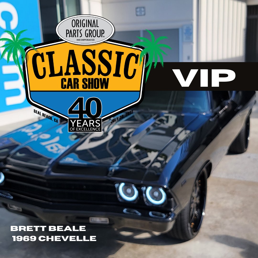 OriginalParts's tweet photo. Covered in OPGI restoration parts & accessories, get a close look at longtime #opgicustomer Brett Beale's 1969 Chevelle in the VIP section of the OPGI Classic Car Show.
https://t.co/2T9oZJyYYf
#opgi #carshows #classiccars #classiccarshows #showcars #chevy #chevelle https://t.co/FqTOyYjA1T