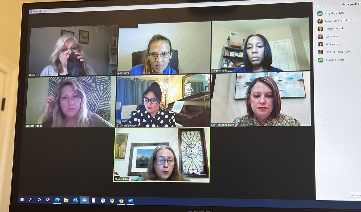 Great sessions with <a href="/NIETteach/">National Institute for Excellence in Teaching</a> team deepening our understanding of ILT trainings.  This breakout room was 🔥 #leadlearners #alwaysgrowing