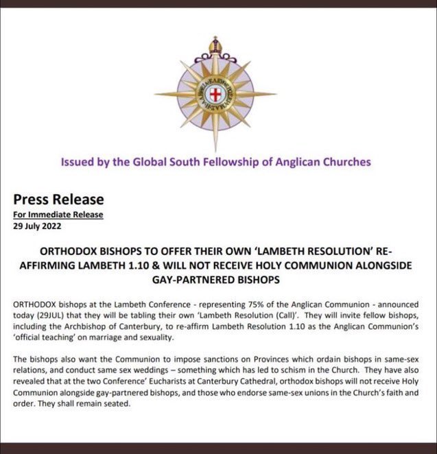 The biblical assertion of the gsfa’s most recent stmnt runs contrary to the action of our Lord who still shared a meal with those who betrayed Him (Mt.26:17-30; Mk.14:12-26; Lk.22:7-39; Jn.13:1-30) - cf. Ps.41:9. It’s Christ who choses whom to share His body &amp; blood with; not us.