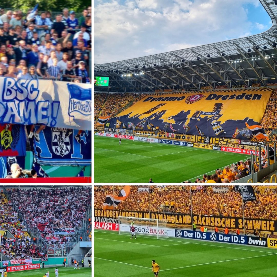 FasziFankurve's tweet photo. Die ersten #Fanfotos von Spielen der 1. Runde im #DFBPokal sind jetzt online: #TSGKSC #SGDVfB https://t.co/YnySRCA09U https://t.co/jzSzjfcN1Y