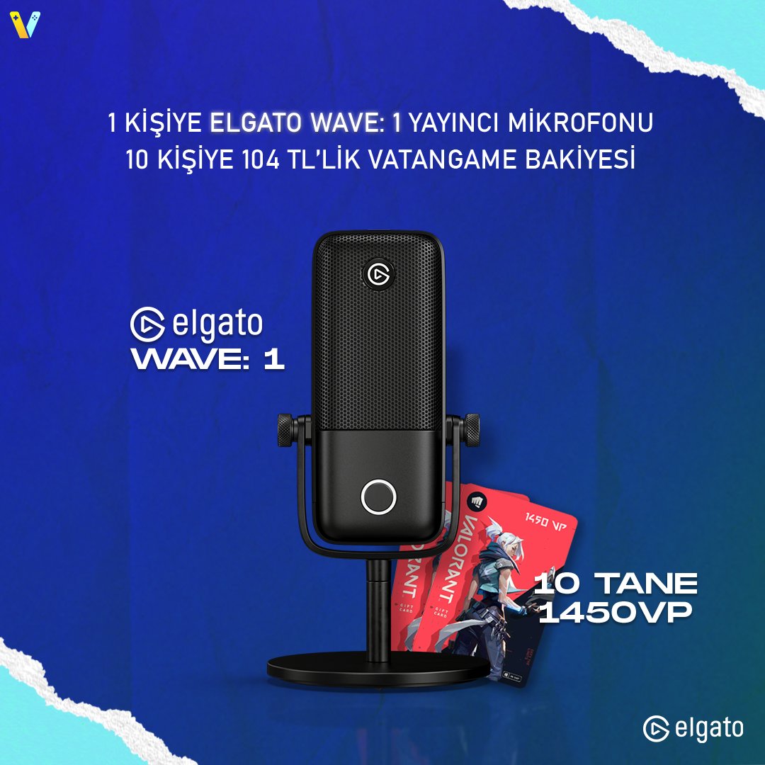 ubeka's tweet photo. Herkese selam,

Ufak bir çekilişimiz var, bol şans <3

1 Adet Elgato Wave: 1 Yayıncı Mikrofonu
10 Adet 104 TL'lik VatanGame bakiyesi

DN: Retweet attırmayı pek sevmem fakat çekiliş botları için zorunlu kılınmış.

Kural : Takip, beğeni, retweet.
#ElgatoPartner @elgato https://t.co/ACVdryQ9qH