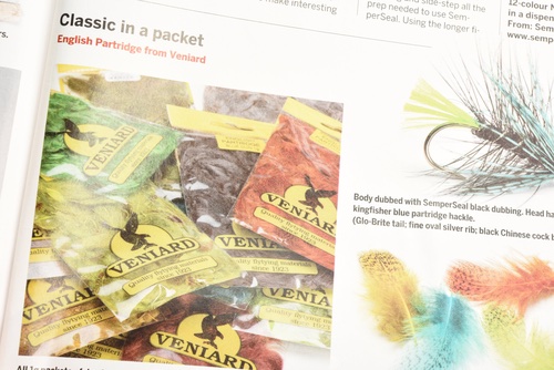 FFFTmag's tweet photo. Tying with the new Veniard dyed and packeted English partridge hackles in the On the Bench section of the August issue.
#flytying #feathers #hackles #englishpartridge #Veniard #dyed #gamehackles https://t.co/xREpSamDV4