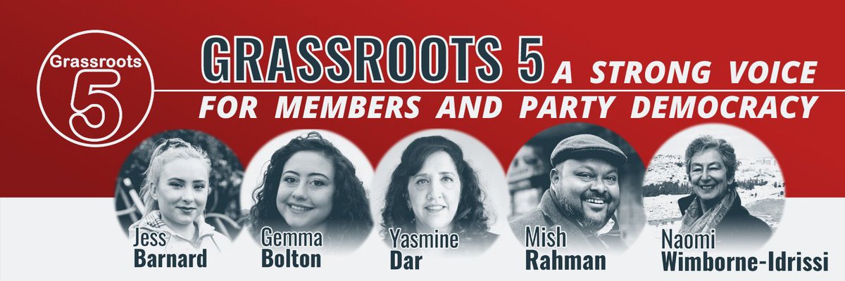 Our branch met on 27/7/22 and agreed to support the #Grassroots5 for #LabourNEC elections.

We need strong voices for members and party democracy who will fight the Tories and stand for peace, justice and equality and against austerity, racism and war.

Vote @G5for_nec ✅✊