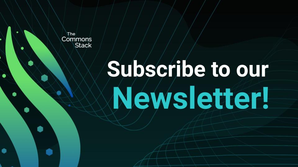 commonsstack's tweet image. Make sure to subscribe to the #CommonsStack newsletter so you don’t miss our announcements and updates in our ecosystem! 🌱✨

Subscribe here: commonsstack.org/resources