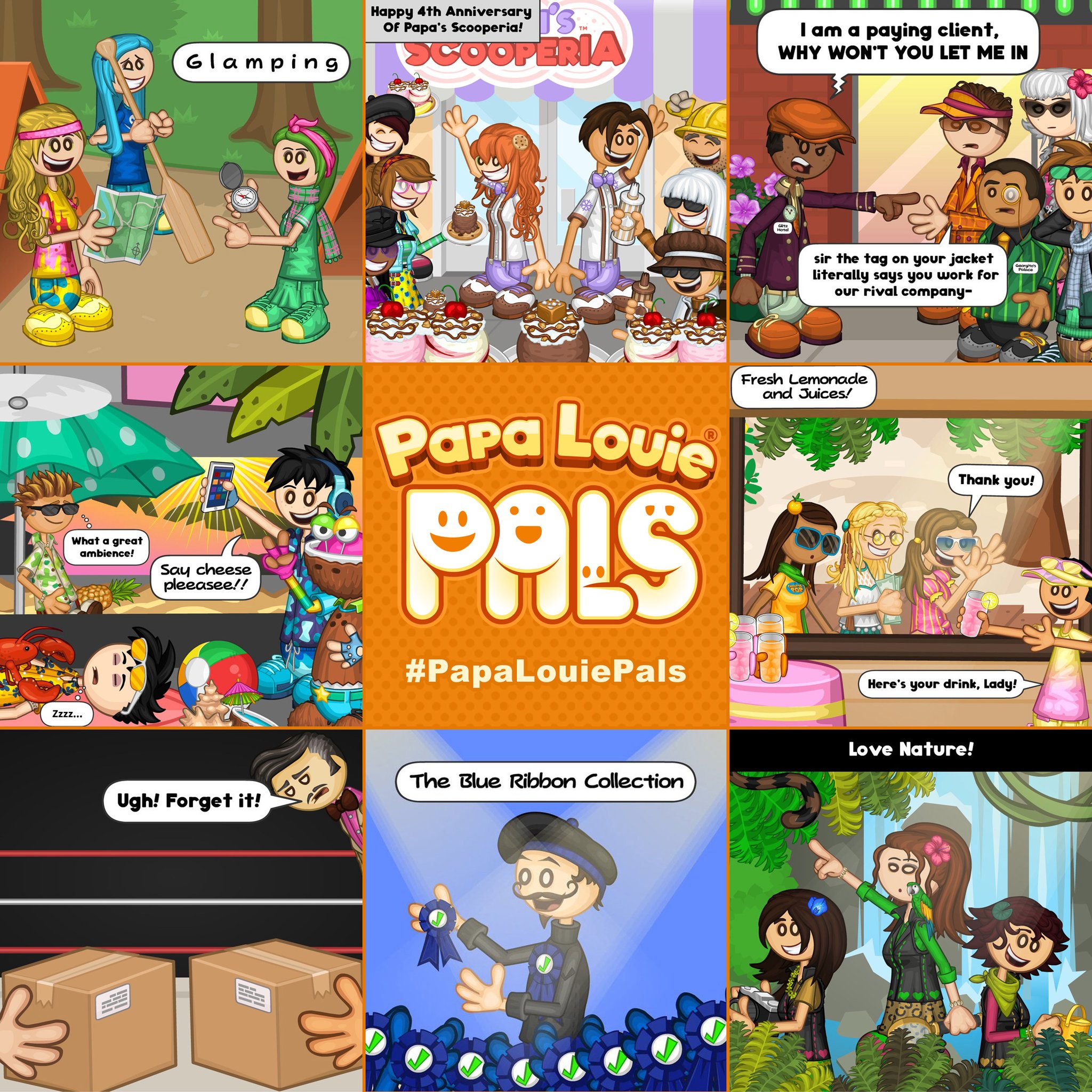 Flipline Studios on X: Papa Louie Pals: Scenes and a Preview!   #papalouiepals  / X