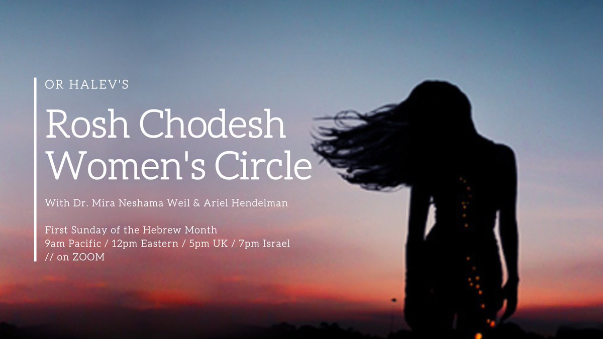 Should we celebrate the new month of Av?
Some said no, because it contains th most difficult day of the Jewish Year.
I say, hell yes. And I tell you why on Sunday.
If you identify as a #woman , join the #circle !
<a href="/orhalev/">אור הלב</a> 
#Mooncircle #renewal #Mindfulness #chanting