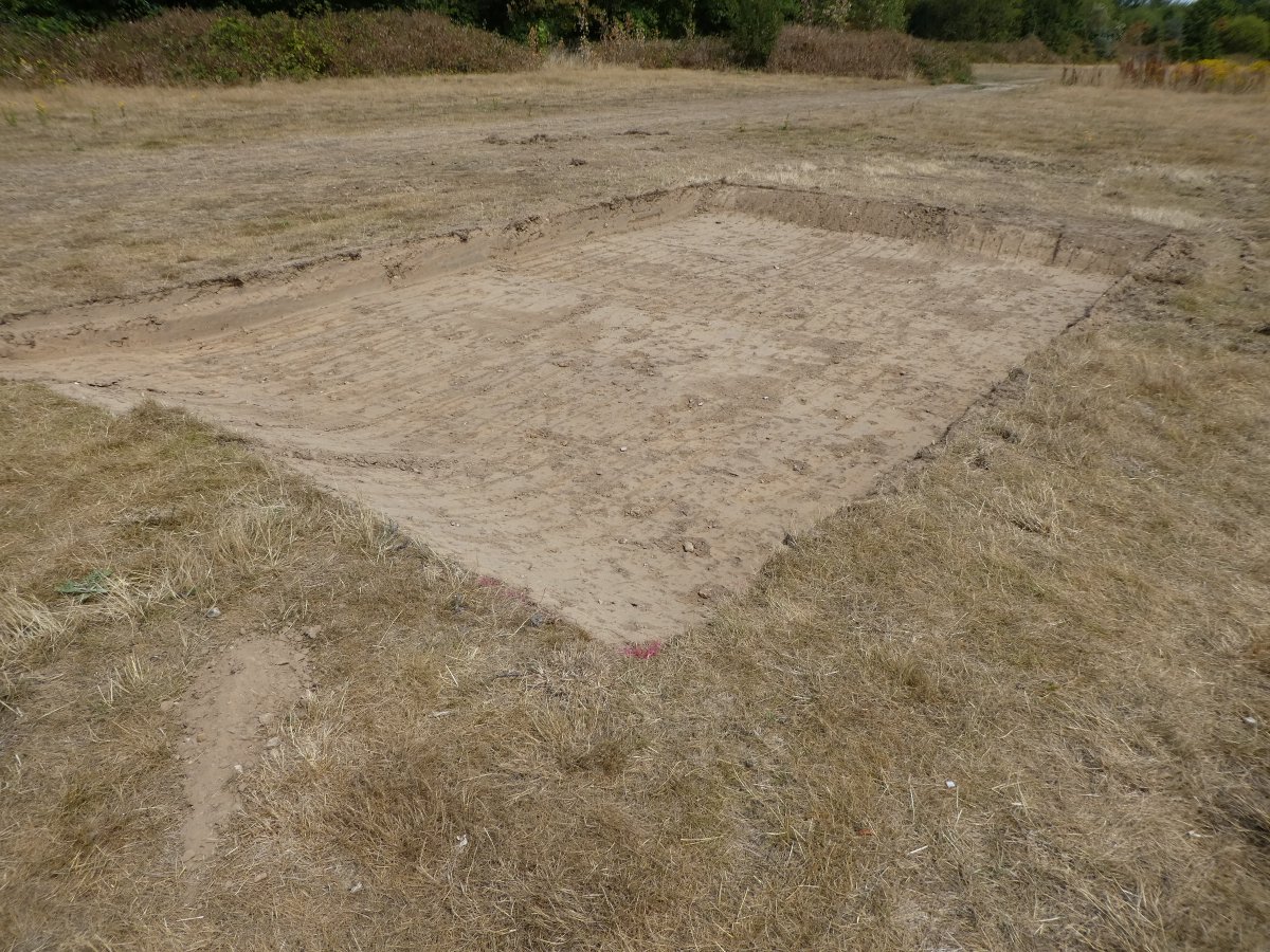 Our week has ended, the machines stand idle waiting to be taken away. The dig areas have been completed, including access ramps. Next week will see marquees being erected and everything sorted ready to start on Monday 8th August. Not long now!