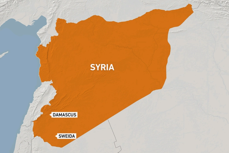 At least 17 dead in rare clashes in Syria’s Sweida
Ten government loyalists and seven local fighters died over two days of fighting in the Druze-majority province in southern Syria.