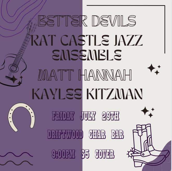 Tonight! Solo set at the Driftwood