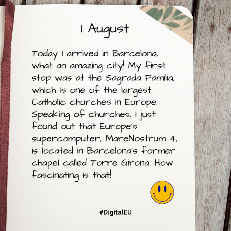 DigitalEU's tweet photo. ☀️ ⛱ Summer is all about...sunny days, salty hair, beautiful sunsets, and of course #tech to travel, record, save & share the adventures.
👉 Follow the #DigitalEUDiary summer trip around Europe 🇪🇺 while exploring our #digital world 🌐
