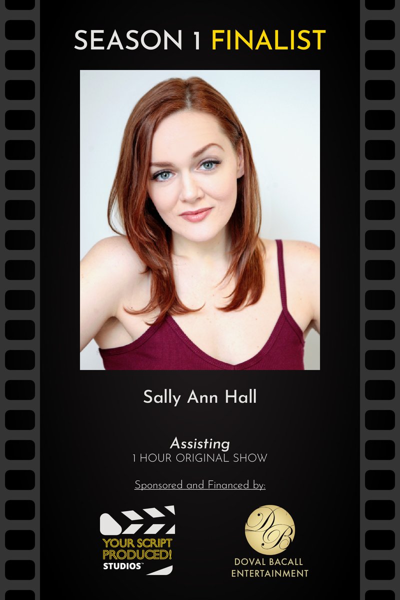 Script_Produced's tweet image. Recognizing the talented #YSPseason1 Finalist Sally Ann Hall for the 1 Hour Original Pilot "Assisting."
#GotScript? Season 3 Deadline Approaching August 31, 2022
***
Learn More and Submit at YourScriptProducedStudios.com
#YourScriptProduced