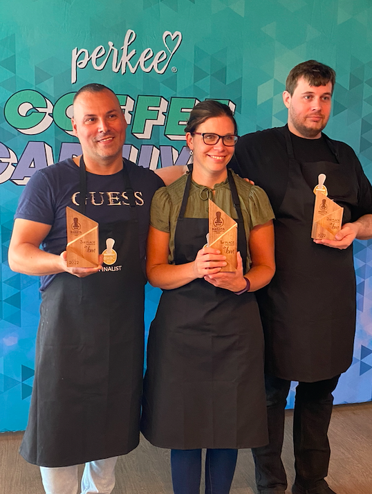 perkeecoffee's tweet photo. The winners #BMBC22 #Congratulations #WellDone #PerkeeCoffee https://t.co/9qOXe3tsWd