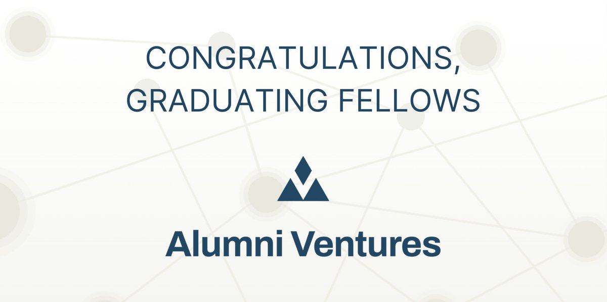 NEWS. Congratulations to the July 2021 cohort of fellows graduating from our Venture Fellow Program! We are excited for them to join over 500 VFP alumni and look forward to seeing what's next for them in the venture and entrepreneurial ecosystem. 

#NetworkPoweredVC