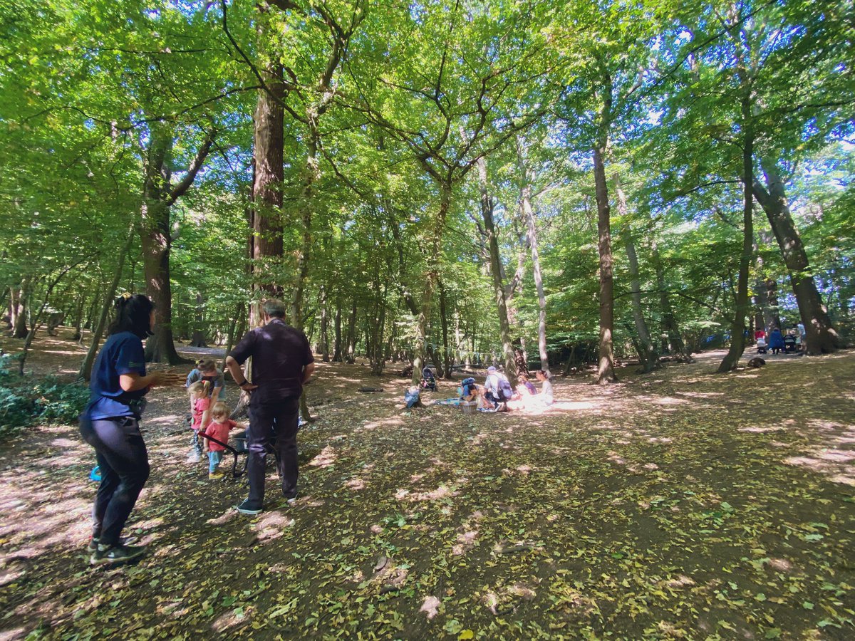 LizIxer's tweet photo. Lovely morning in beautiful #ColdfallWood doing activities with children to encourage them to protect and care for ancient woodland. #NatureEducation https://t.co/F0t4TVoG0K