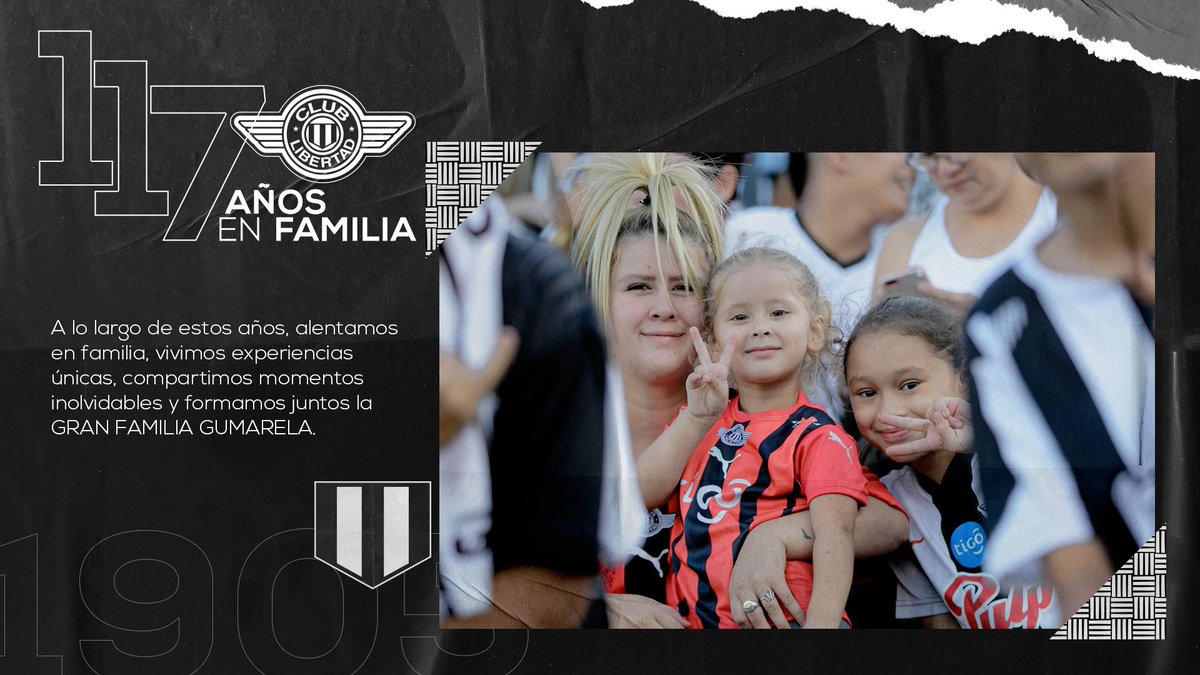 ¡Compartí con nosotros la foto de un momento que pasaste en familia con el GUMA! Etiquetanos y usá los hastahgs #117AñosEnFamilia #AniversarioClubLibertad