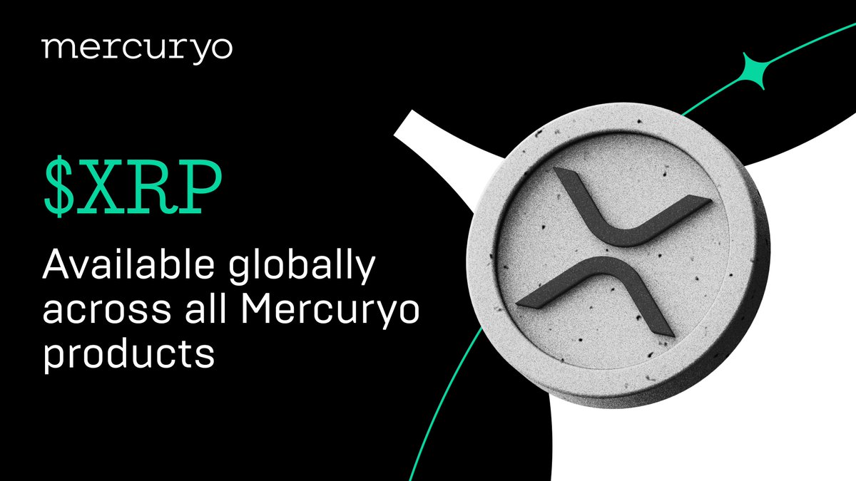 Mercuryo has integrated $XRP 🖤@ripple has made waves in the cross-border  payments industry powered by $XRP 🖤The protocol is used by major banks to  facilitate rapid, secure, + cheap transacting 🖤Ripple initially