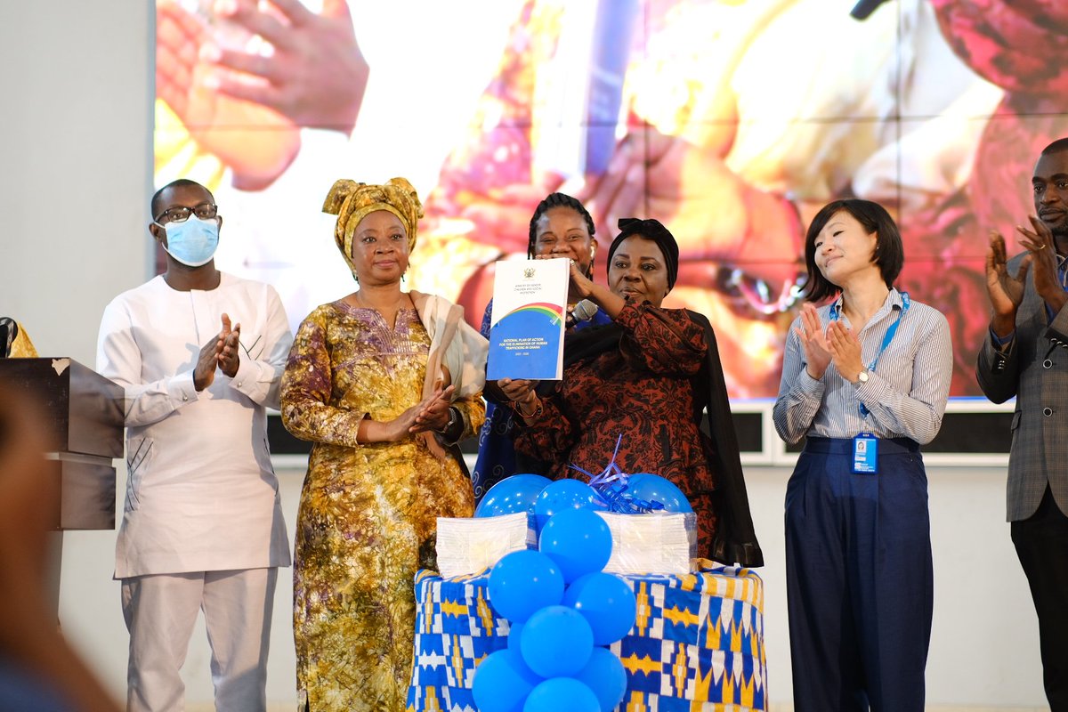Today, I joined the Ministry of Gender, Children and Social Protection UNICEF, IOM, Expertise France and various national level stakeholders to commemorate the World Day Against Human Trafficking and to launch the National Plan of Action for the Elimination of Human Trafficking.