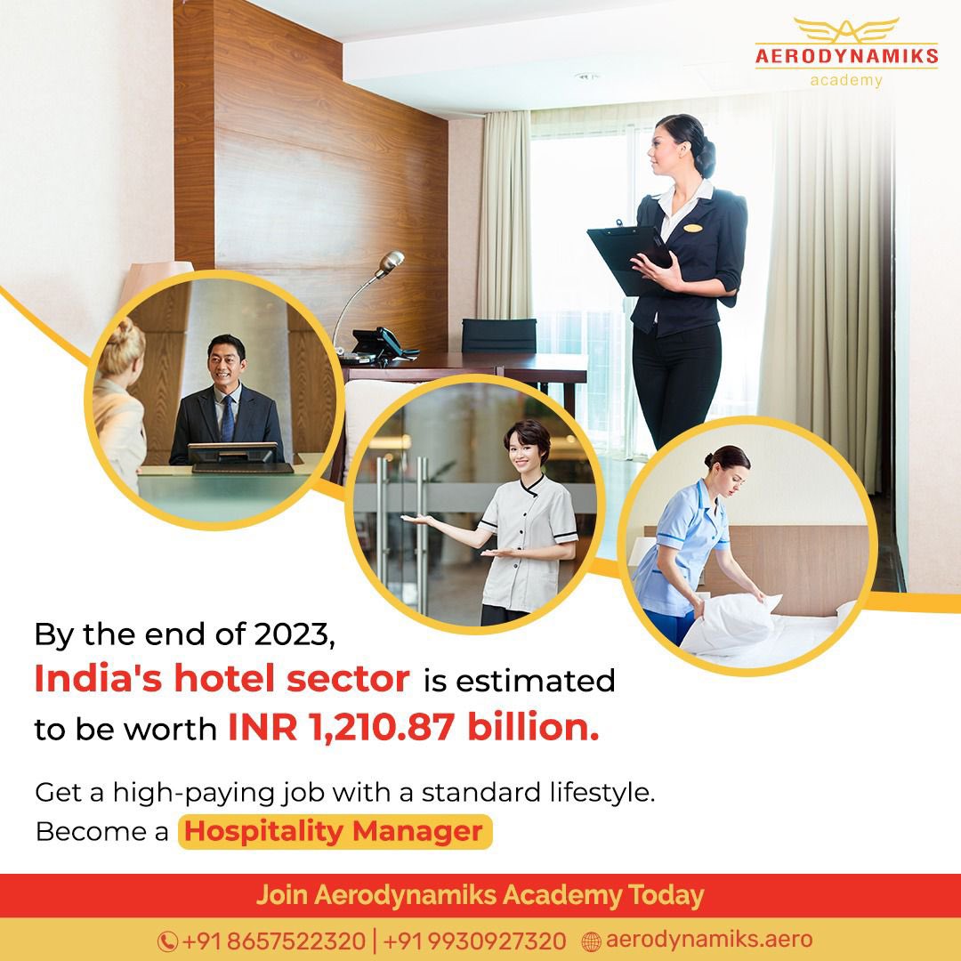 If you want to work in the hospitality industry, now is the time to do it.

#aerodynamiks #aero #hospitalitysector #indianhospitalityindustry #hospitalitymanagers #tourismindia #tourismsector #indiantourismindustry #aviationindia #careerguidance #careertips #careers