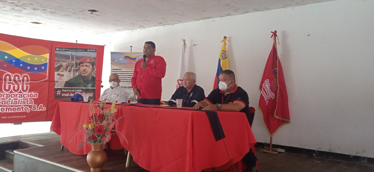 Funtbcac_Cem's tweet photo. #29Jul Desde Planta Lara se da inicio al 1er Encuentro de los CPTT con la participación del Sec. Gral. De la @Funtbcac_Cem @josejavierval14 Sec. Ejecutivos de la organización sindical y empresas básicas, a fin de seguir fortaleciendo la producción en la entidad.
#ProducirEsVencer https://t.co/Gm74AHEbkC