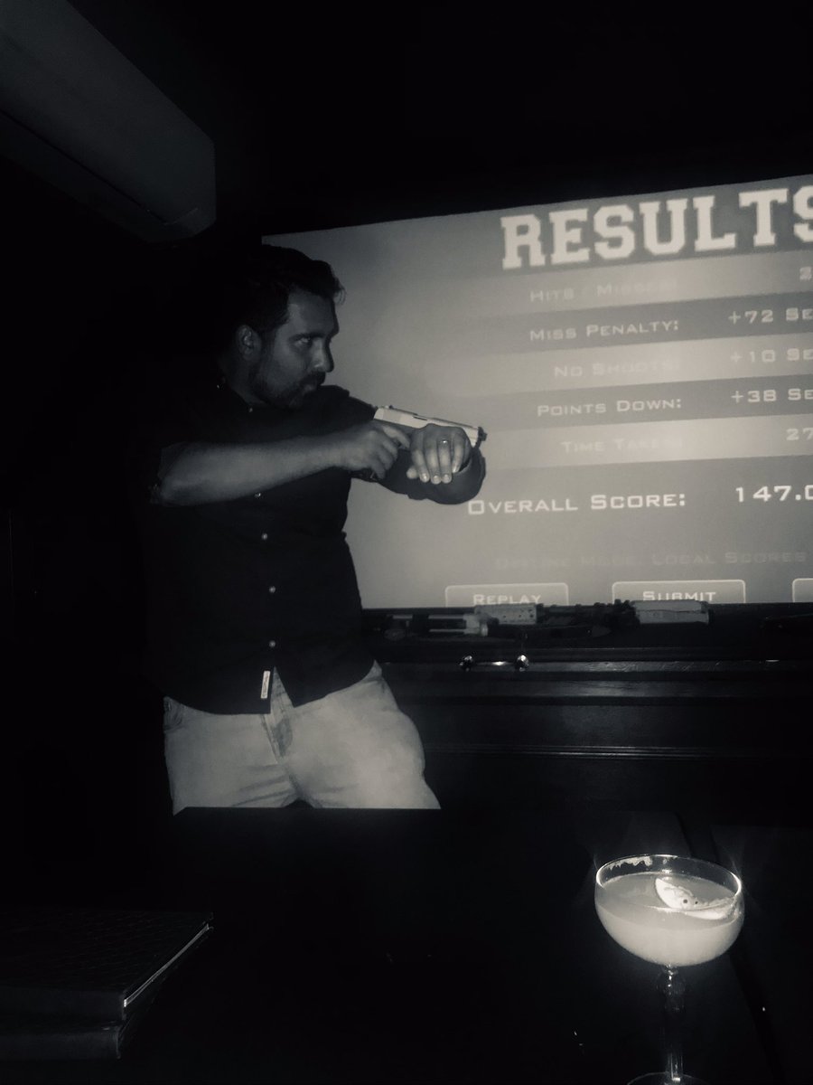 omicsgoodman's tweet photo. “So, What did you do with your day off?“ …. Firearms and cocktails #annualleave #moveandfire #pointblank #academicrelief https://t.co/oI7LyNJhVM