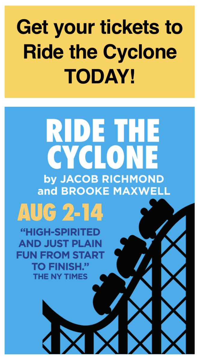 Matty_Cools's tweet image. #ridethecyclone opens next week! Contact @Blue_Bridge for tickets!