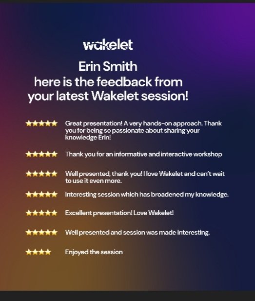 TechTeachEZ's tweet photo. I'm bursting with pride & happiness! Just completed my 1st @wakelet training session at my school! ππAs a new Ambassador (38th wave), I shared the magic of W with 4th - 7th grade colleagues! Their feedback was awesome! Next session in 2 weeks! #WakeletPD @JBDbiz @Amy_Wakelet https://t.co/t12PTx0CHt