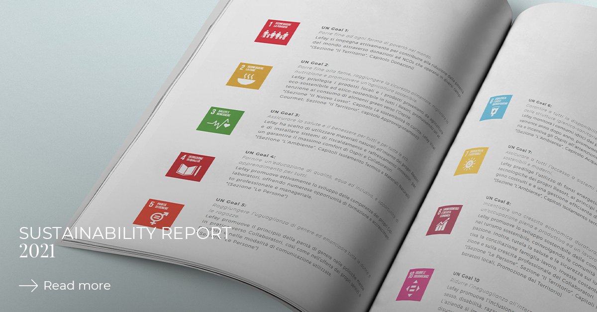 LefayResorts's tweet photo. After two years of uncertainty and big changes in the tourism industry, we are very proud to present the sixth edition of our certified Sustainability Report. https://t.co/ezdoGhjigC https://t.co/0oMUoULQ3U